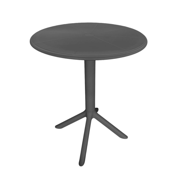 Stolik okrągły 60x60x75cm szary